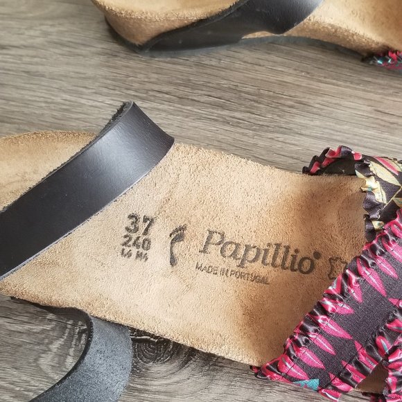 Nearly New Birkenstock Papillio "Lola" Ankle Wrap Sandals Size 6. - Picture 5 of 10